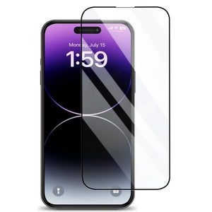 High-end electroplating - Apple iPhone 16 Series Tempered Glass Screen Protector, 9H Hardness- Ultra Thin Edge